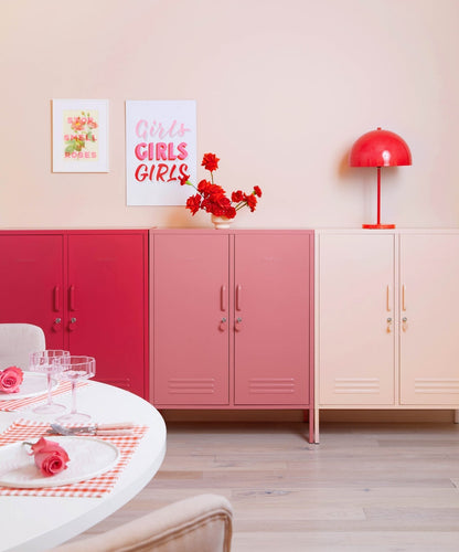The Midi Locker in Berry — lifestyle 3
