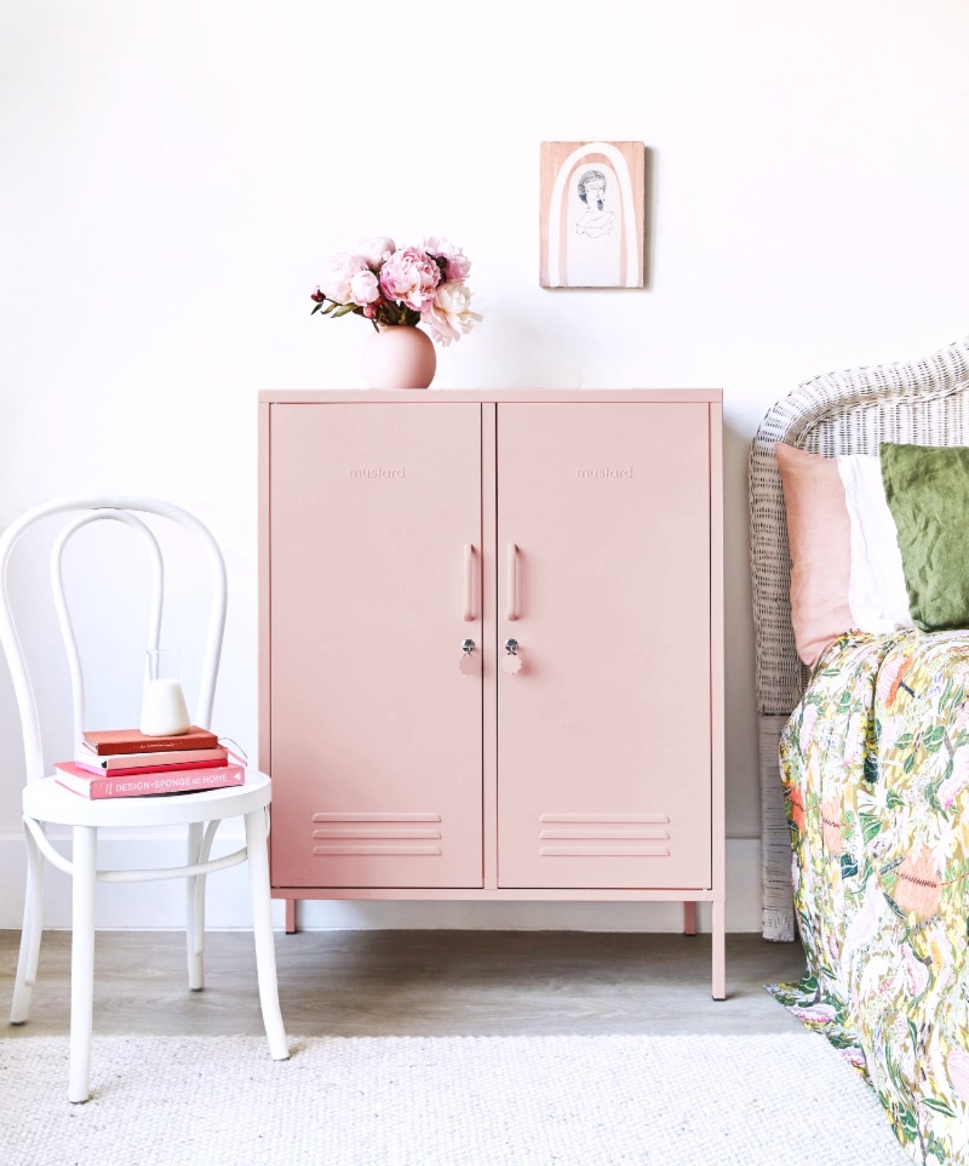 The Midi Locker in Blush — lifestyle 2