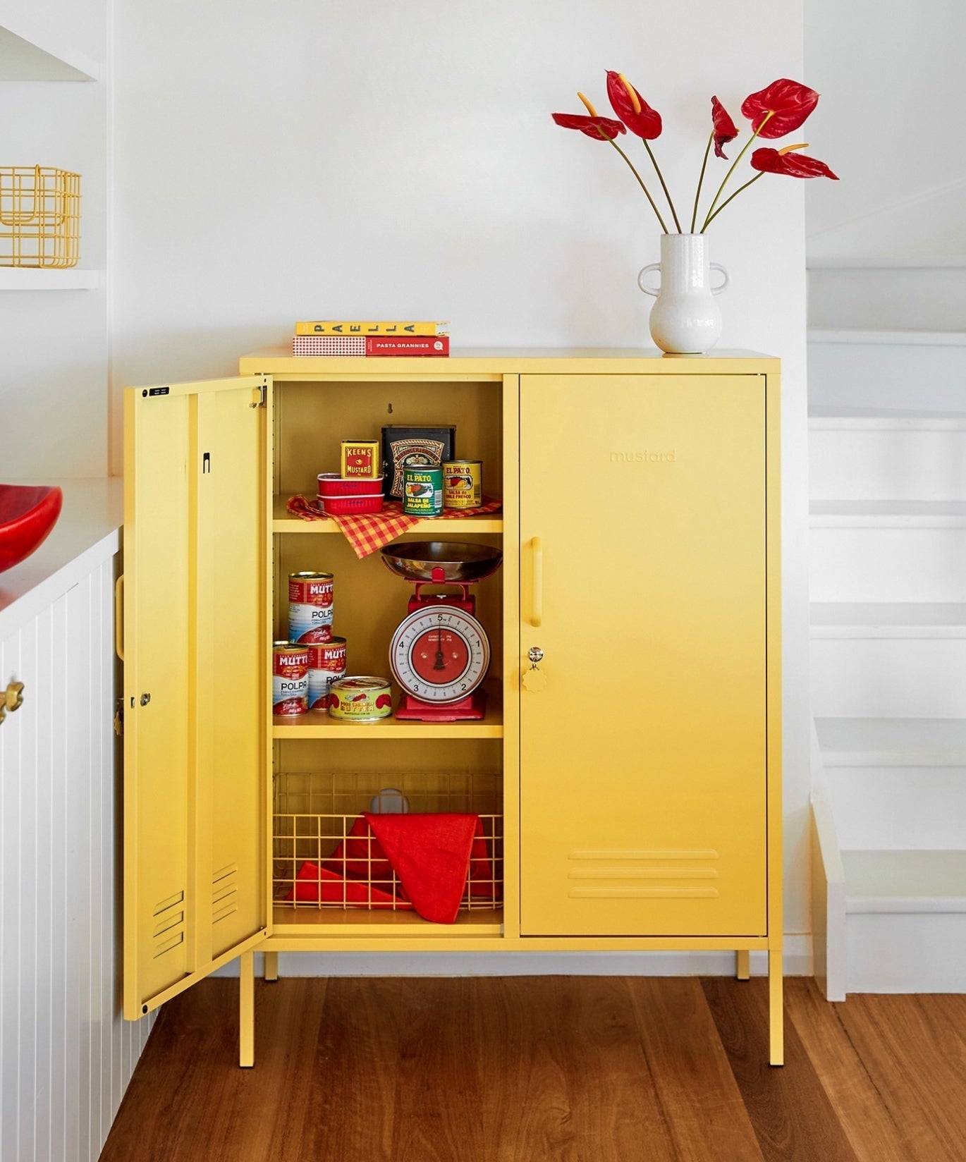 The Midi Locker in Butter — lifestyle 2
