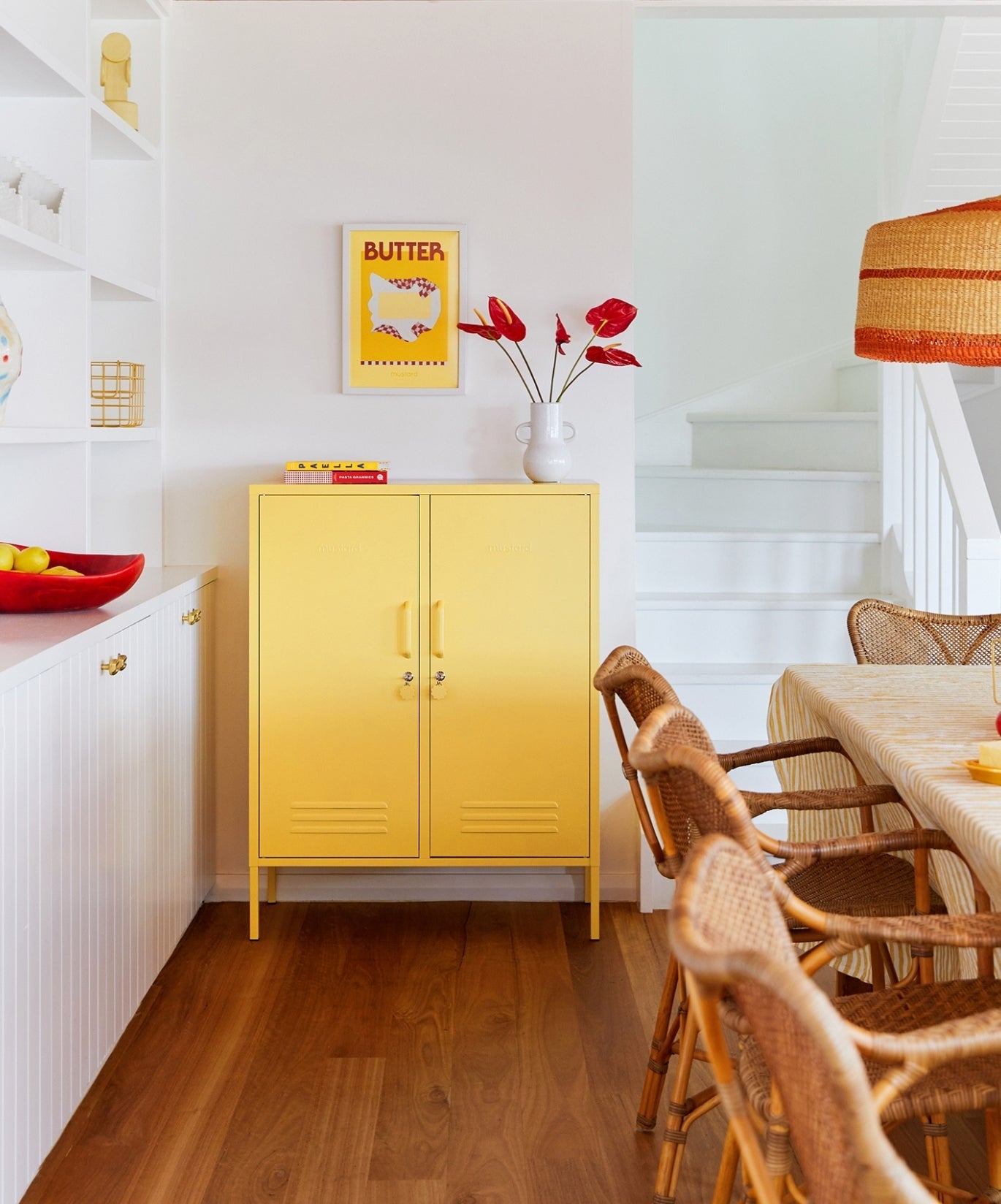 The Midi Locker in Butter — lifestyle 3