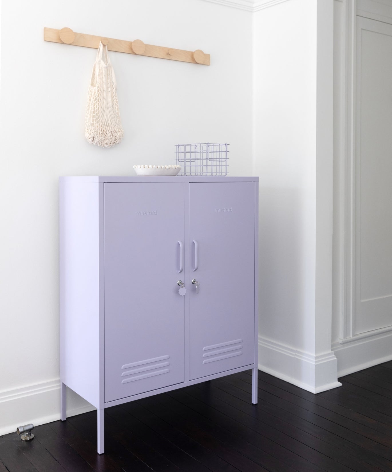 The Midi Locker in Lilac — lifestyle 2