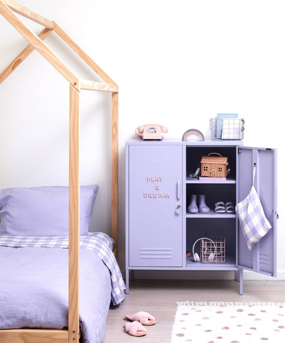 The Midi Locker in Lilac — lifestyle 5