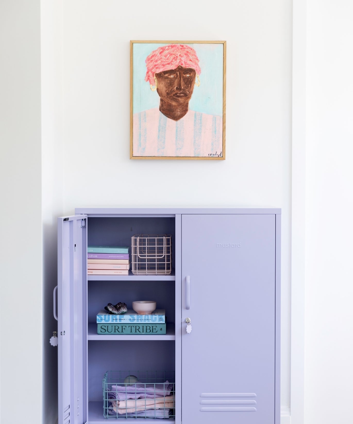 The Midi Locker in Lilac — lifestyle 6