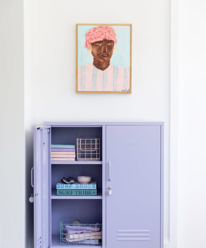 The Midi Locker in Lilac — lifestyle 6