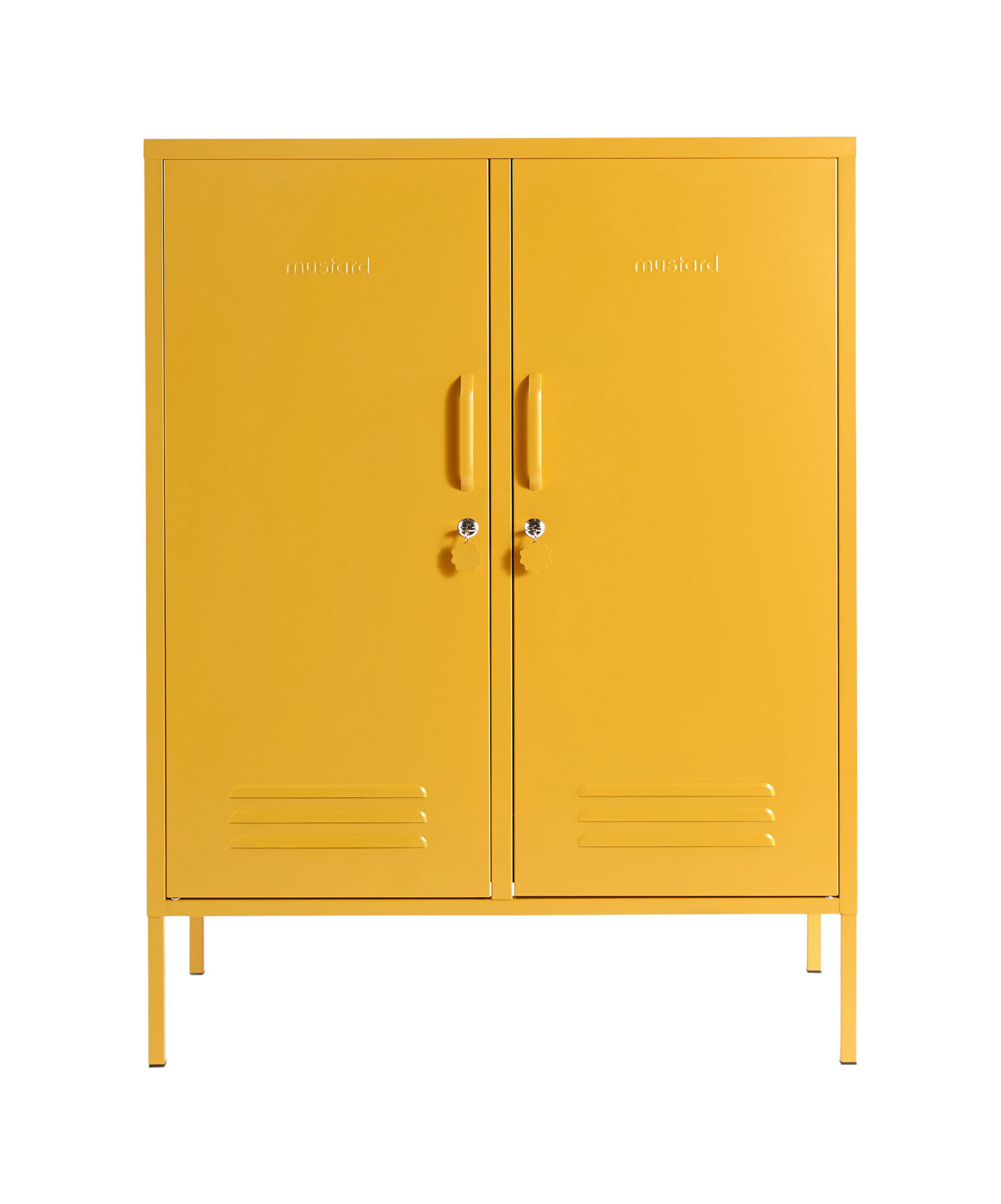 The Midi Locker in Mustard