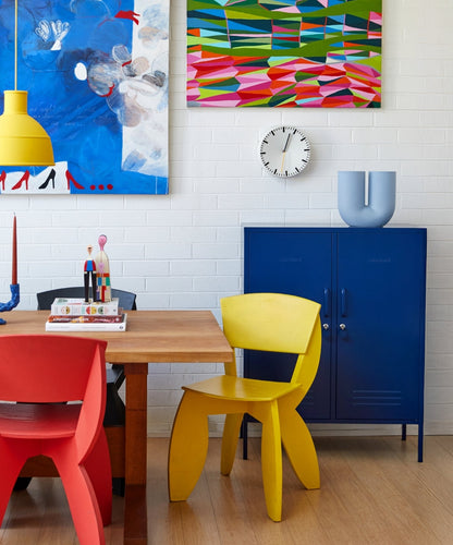 The Midi Locker in Navy — lifestyle 2