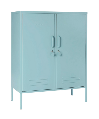 The Midi Locker in Ocean — angled