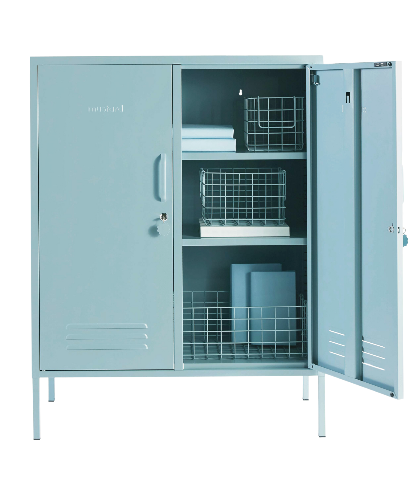 The Midi Locker in Ocean — open