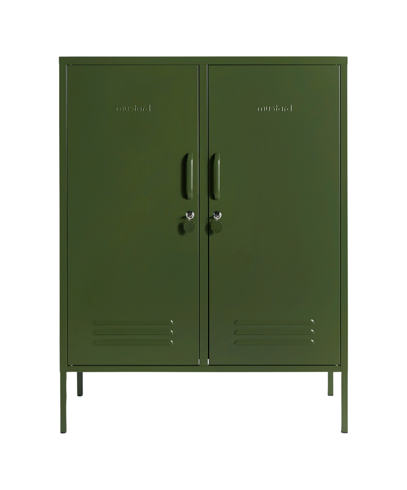 The Midi Locker in Olive