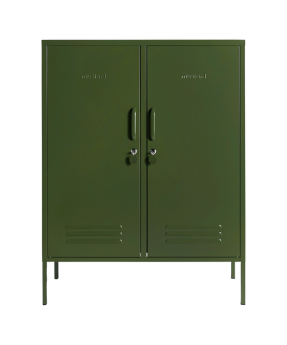 The Midi Locker in Olive