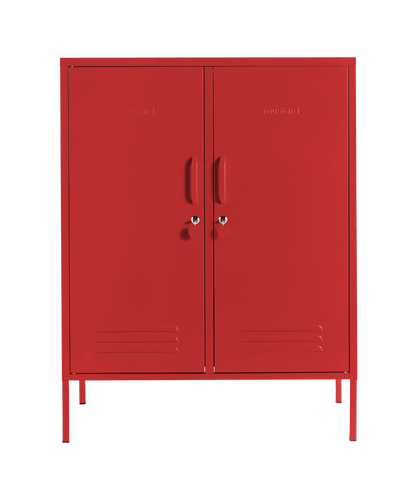 The Midi Locker in Poppy
