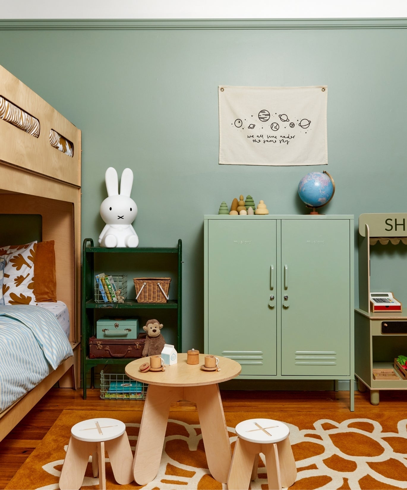 The Midi Locker in Sage — lifestyle 2