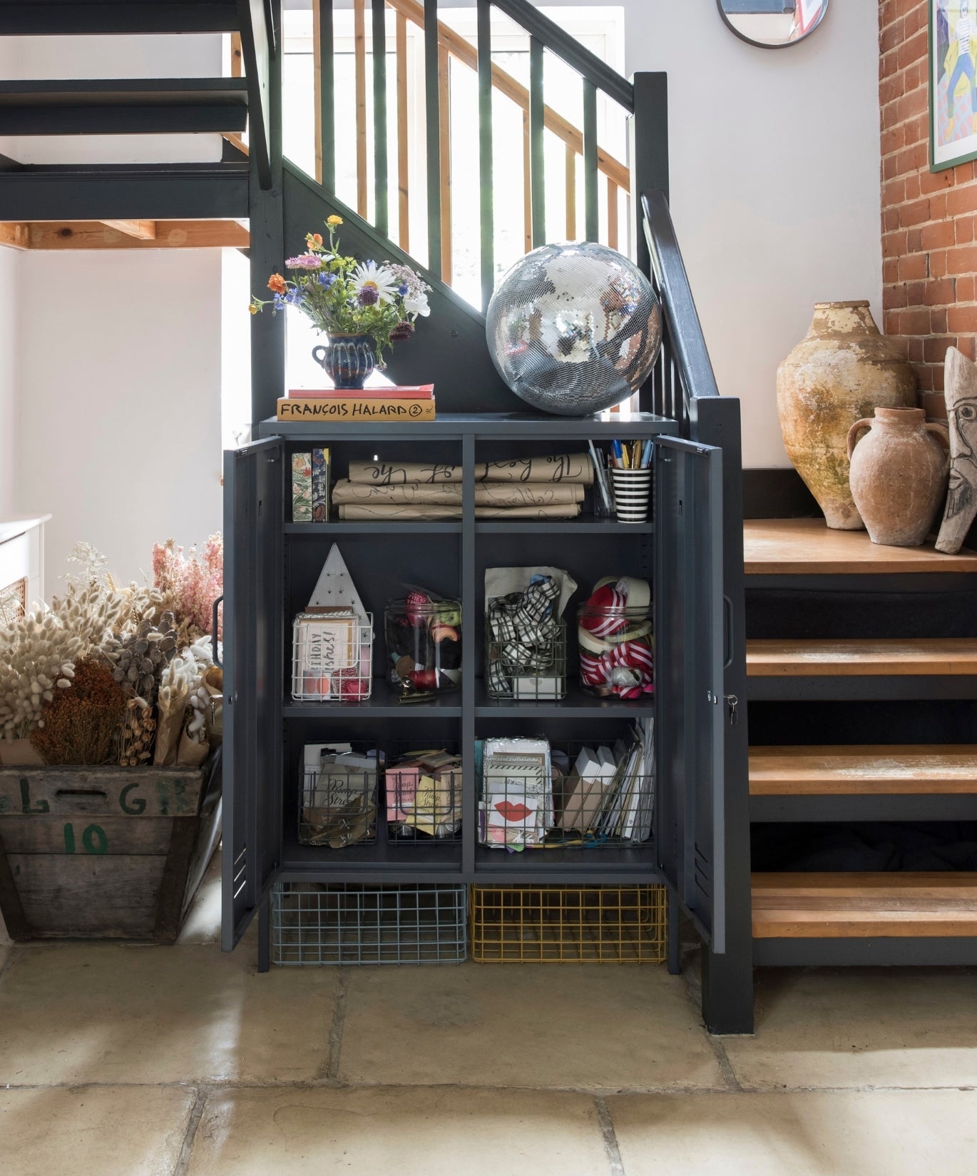 The Midi Locker in Slate — lifestyle 2