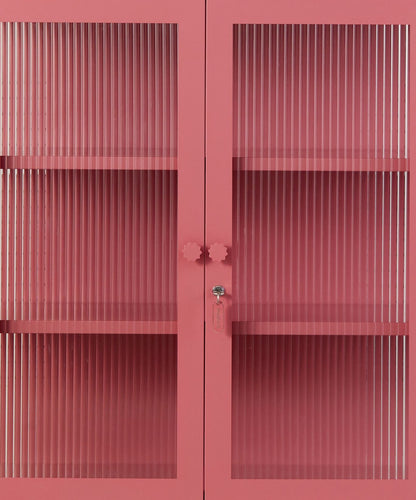 The Mixer Drinks Cabinet in Berry — close-up