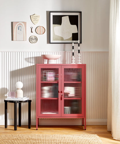 The Mixer Drinks Cabinet in Berry — lifestyle