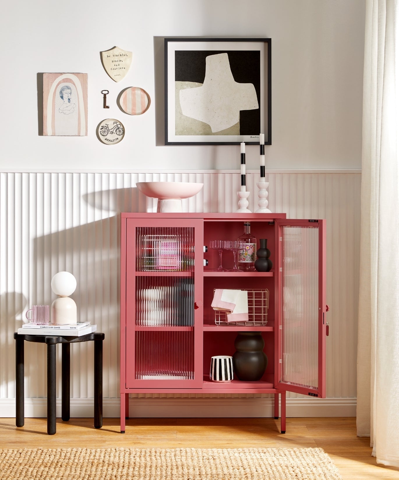 The Mixer Drinks Cabinet in Berry — lifestyle 2