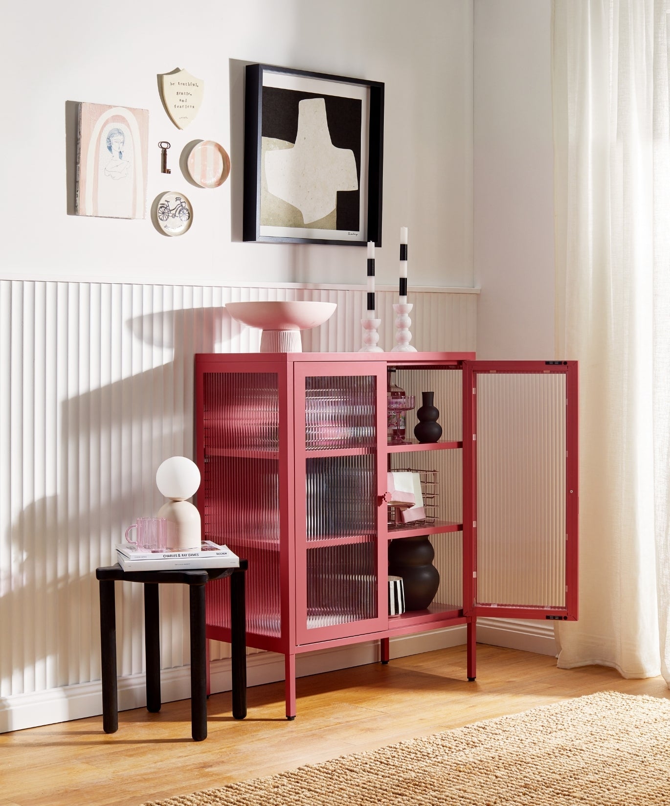 The Mixer Drinks Cabinet in Berry — lifestyle 5