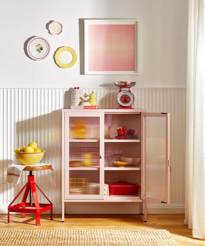 The Mixer Drinks Cabinet in Blush — lifestyle 2