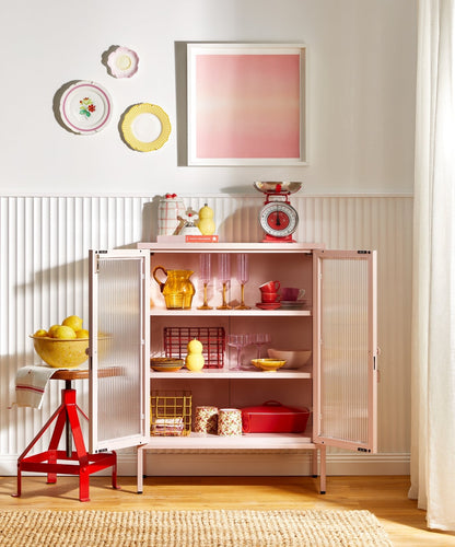 The Mixer Drinks Cabinet in Blush — lifestyle 3