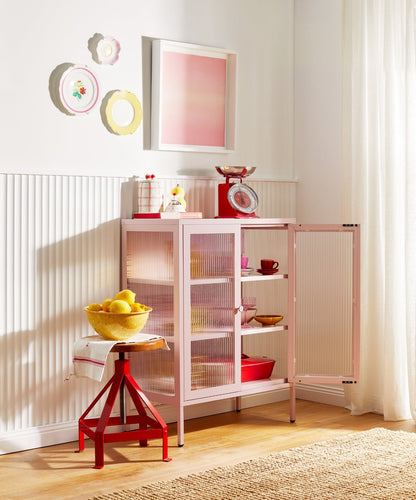 The Mixer Drinks Cabinet in Blush — lifestyle 5