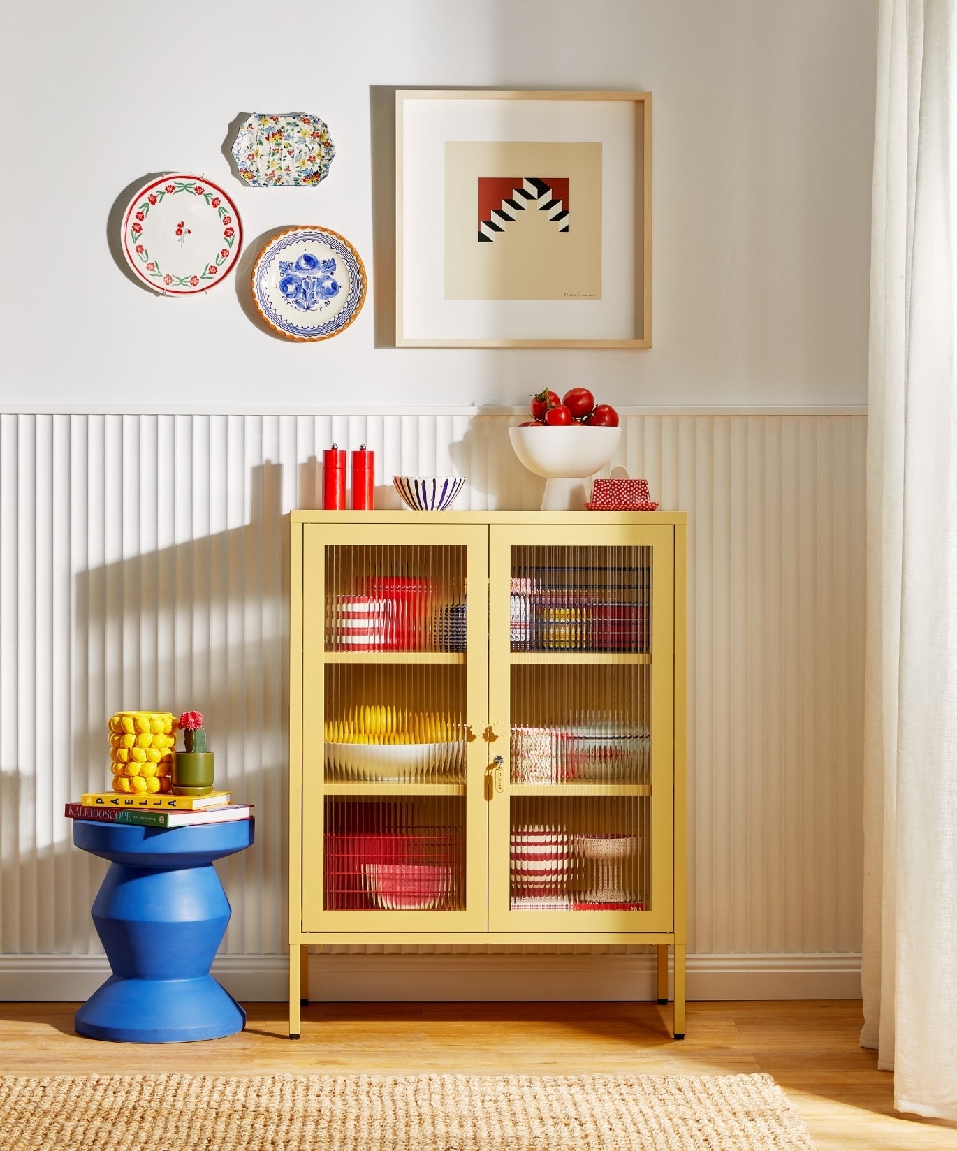The Mixer Drinks Cabinet in Butter — lifestyle