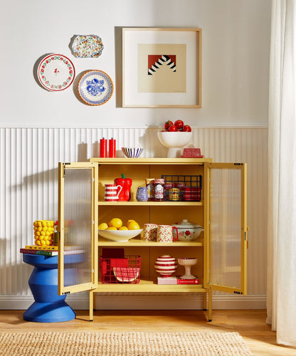 The Mixer Drinks Cabinet in Butter — lifestyle 3