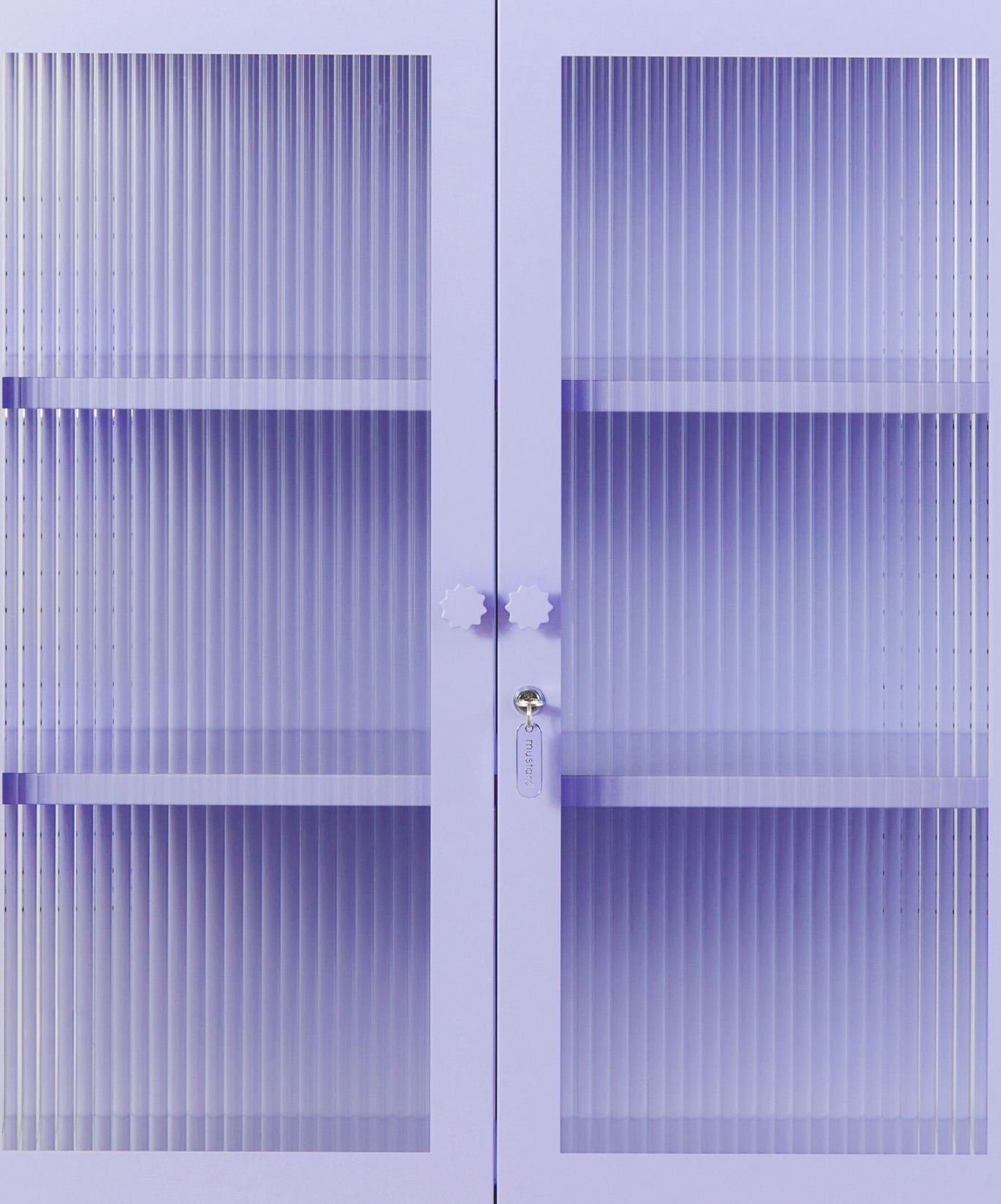 The Mixer Drinks Cabinet in Lilac — close-up