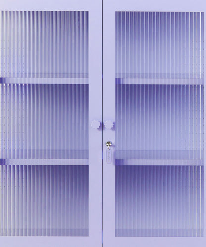 The Mixer Drinks Cabinet in Lilac — close-up