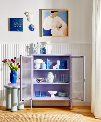 The Mixer Drinks Cabinet in Lilac — lifestyle 3