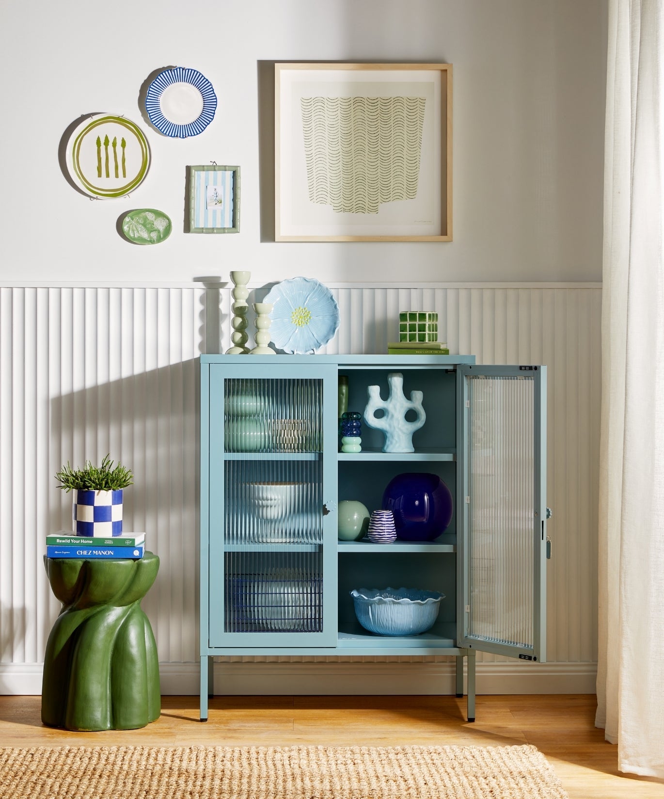 The Mixer Drinks Cabinet in Ocean — lifestyle 2