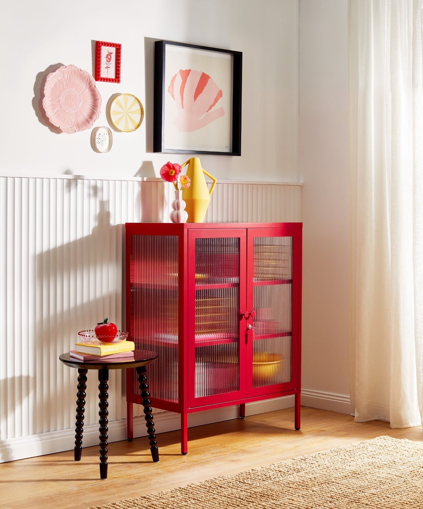 The Mixer Drinks Cabinet in Poppy — lifestyle 4