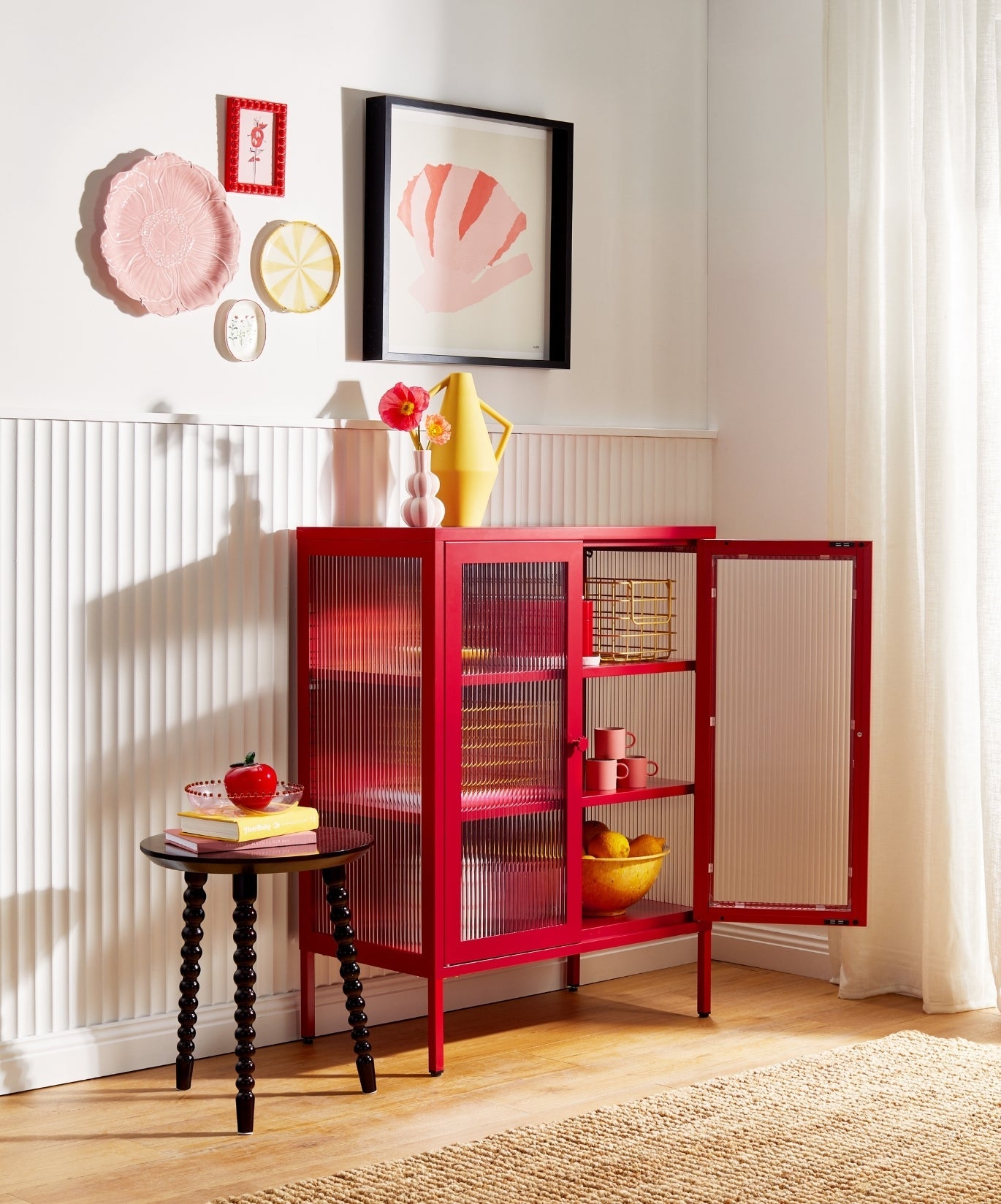 The Mixer Drinks Cabinet in Poppy — lifestyle 5