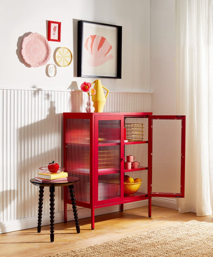 The Mixer Drinks Cabinet in Poppy — lifestyle 5