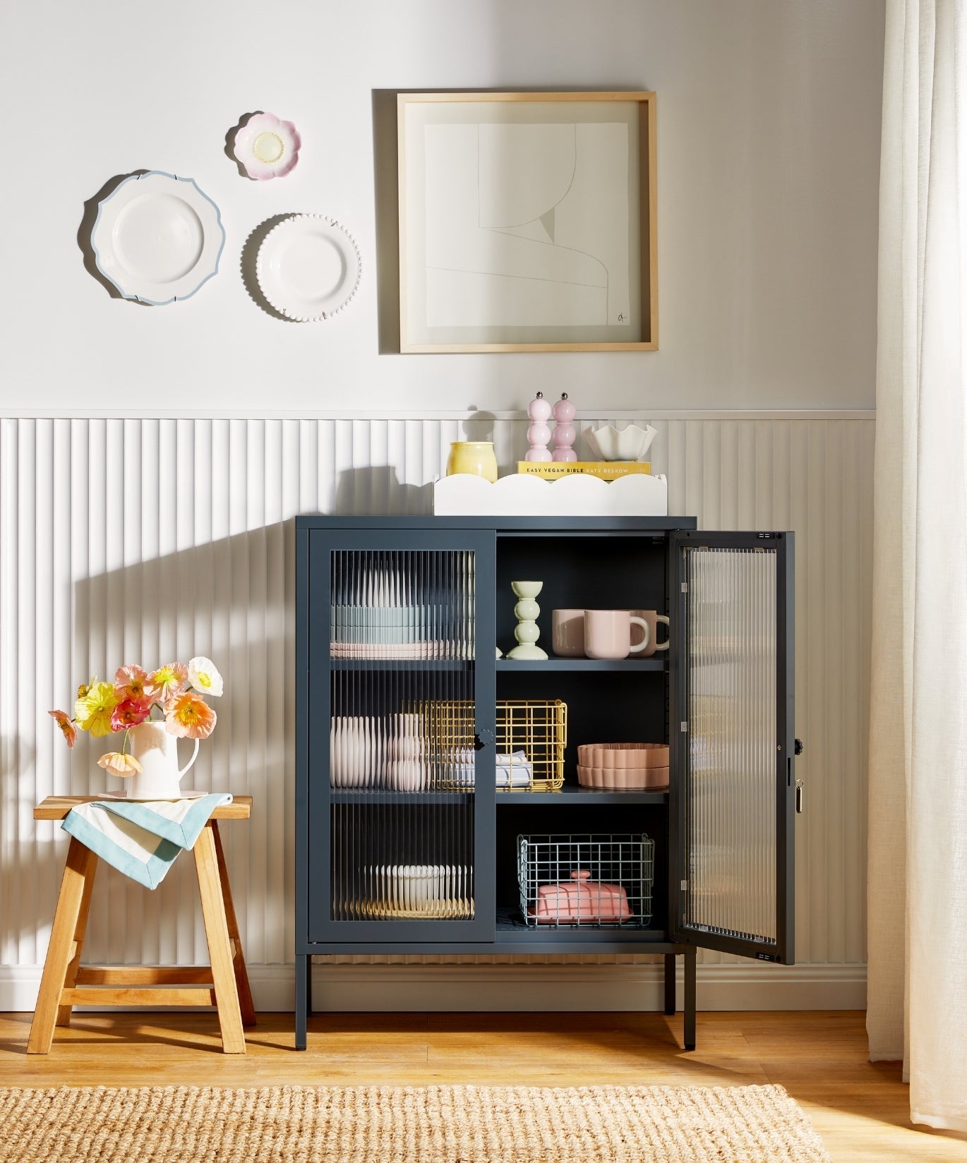 The Mixer Drinks Cabinet in Slate — lifestyle 2