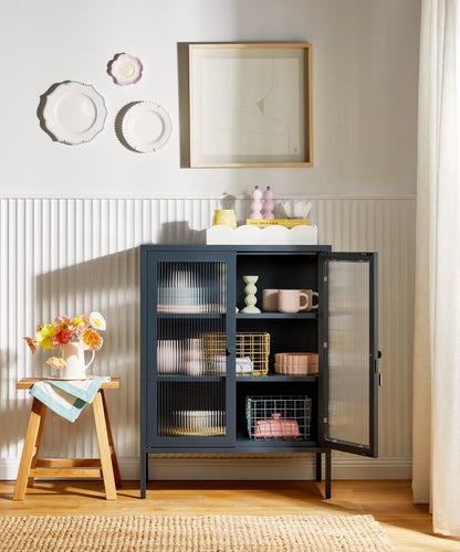 The Mixer Drinks Cabinet in Slate — lifestyle 2