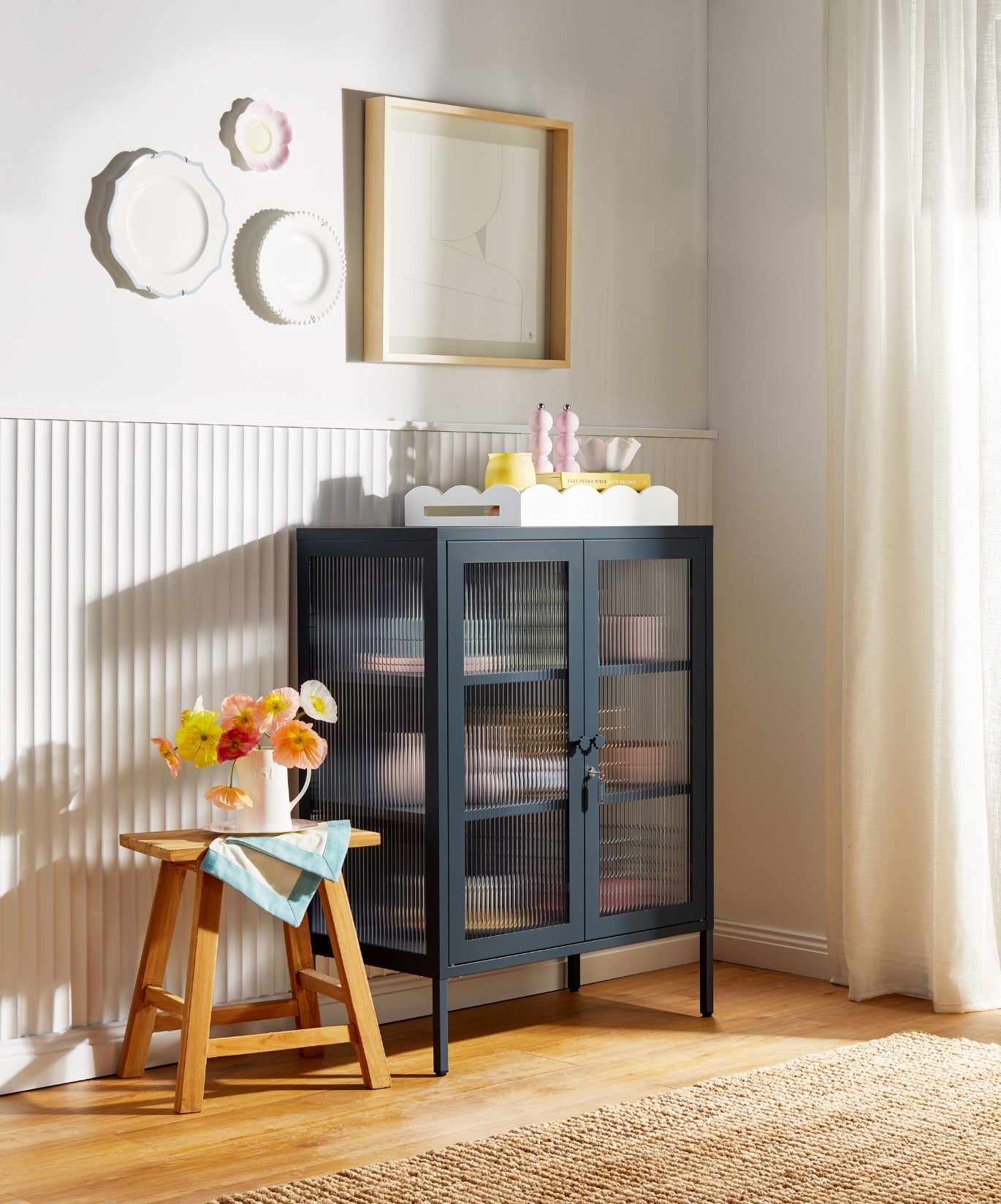 The Mixer Drinks Cabinet in Slate — lifestyle 4