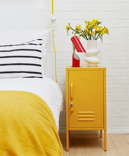 The Shorty Locker in Mustard — lifestyle