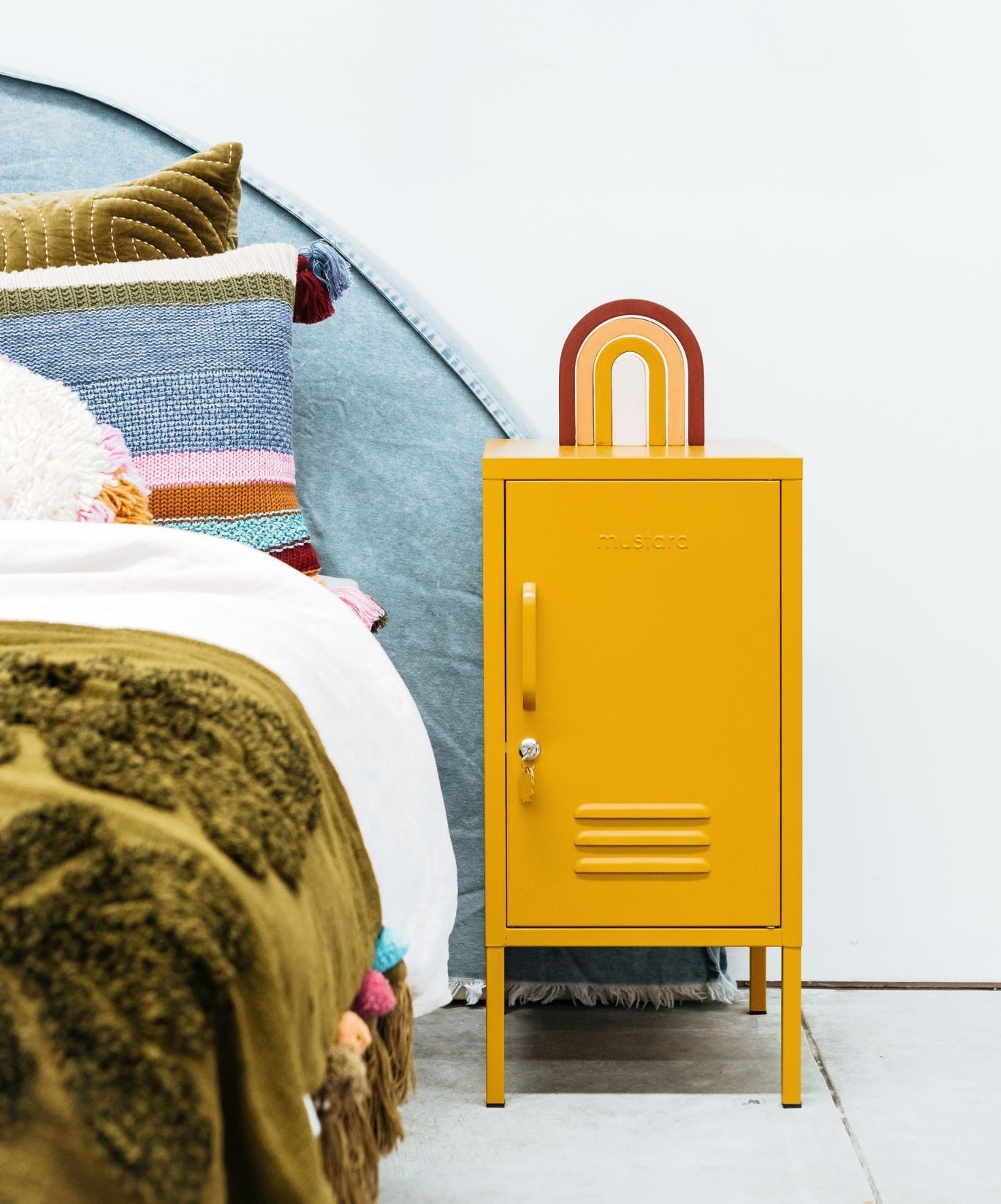The Shorty Locker in Mustard — lifestyle 2