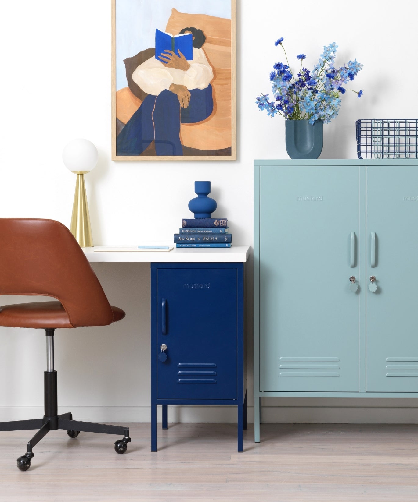 The Shorty Locker in Navy — lifestyle 2