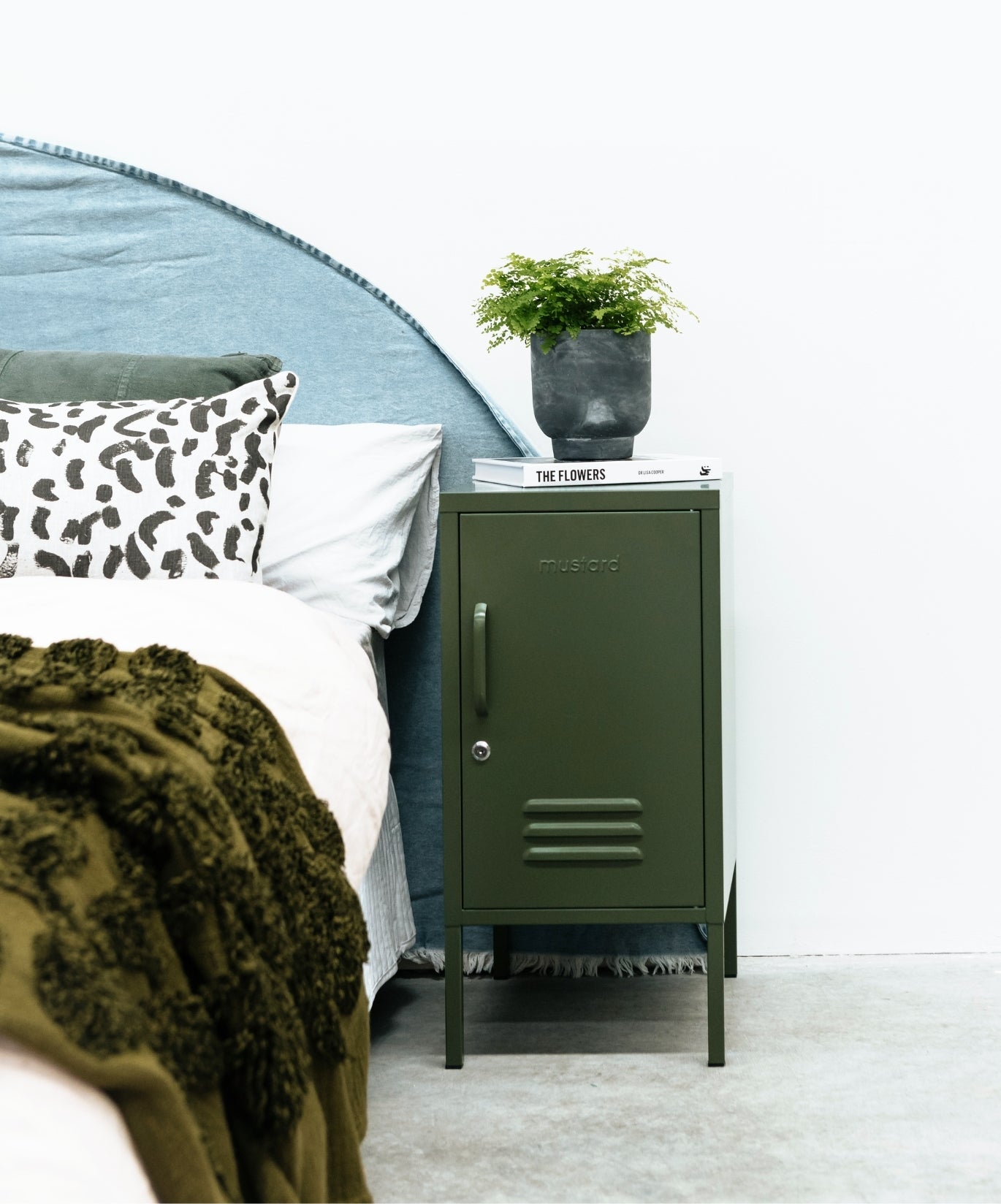 The Shorty Locker in Olive — lifestyle 3