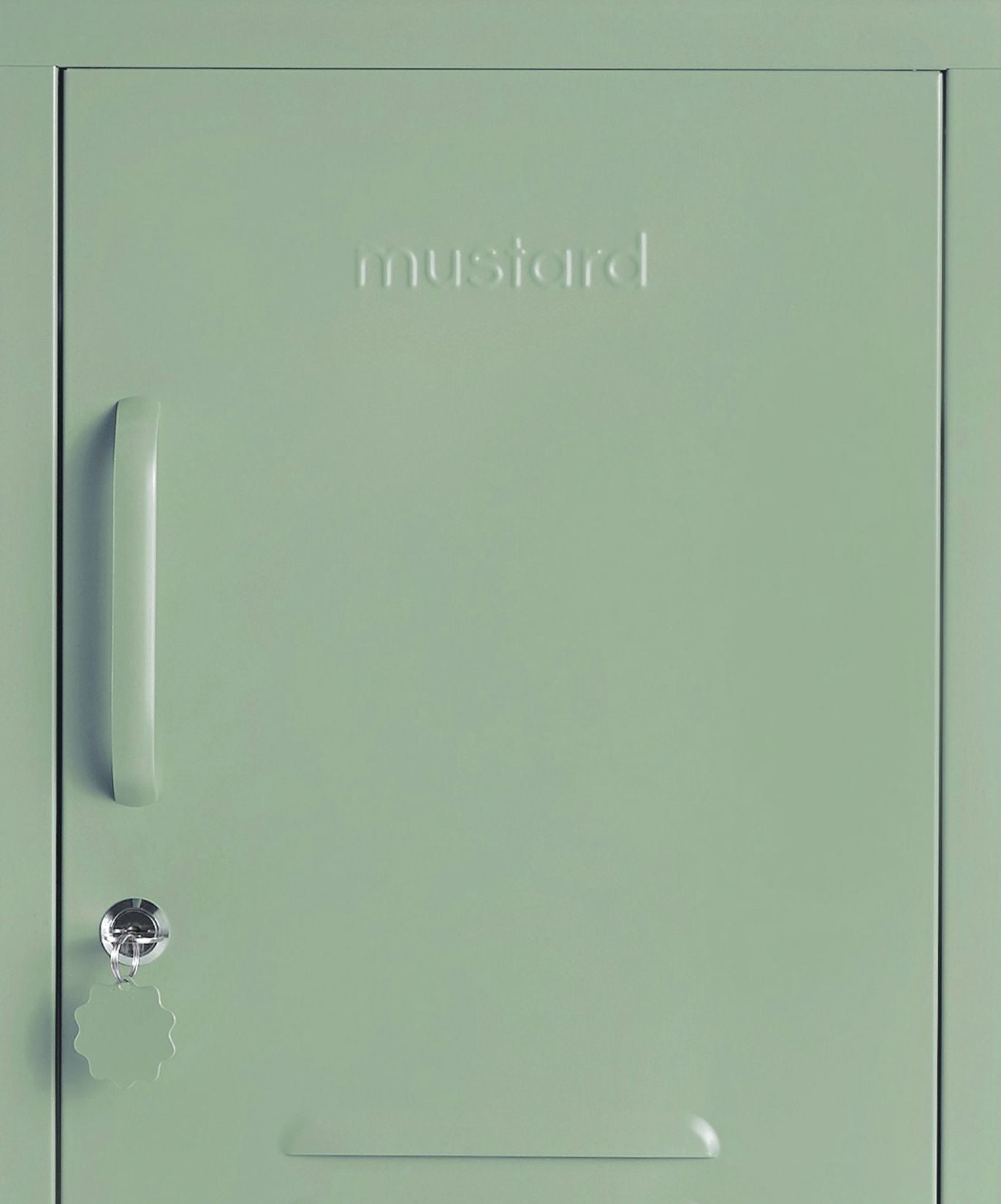 The Shorty Locker in Sage — close-up