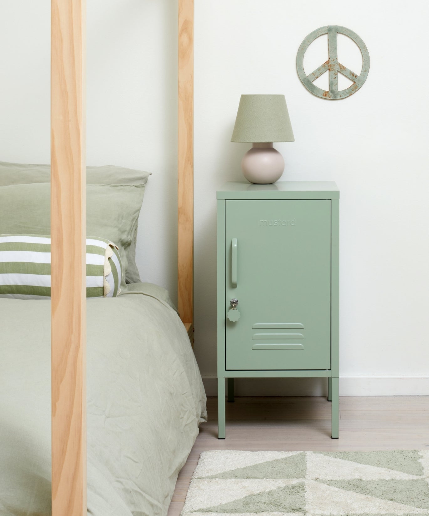 The Shorty Locker in Sage — lifestyle