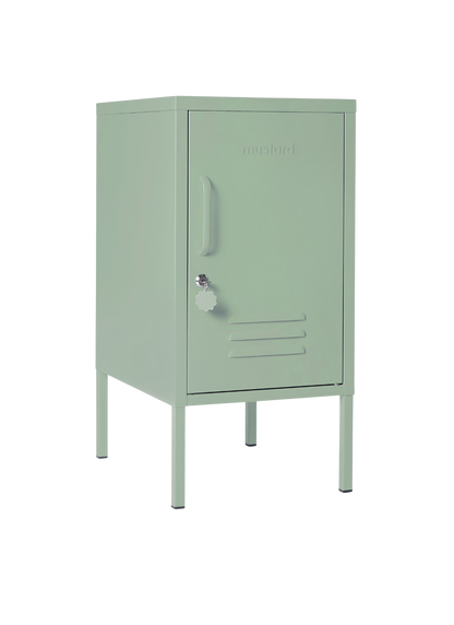 The Shorty Locker in Sage — angled
