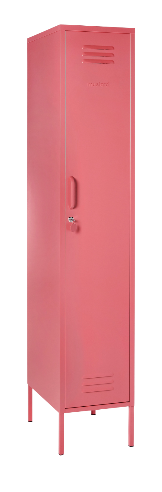 The Skinny Locker in Berry — angled