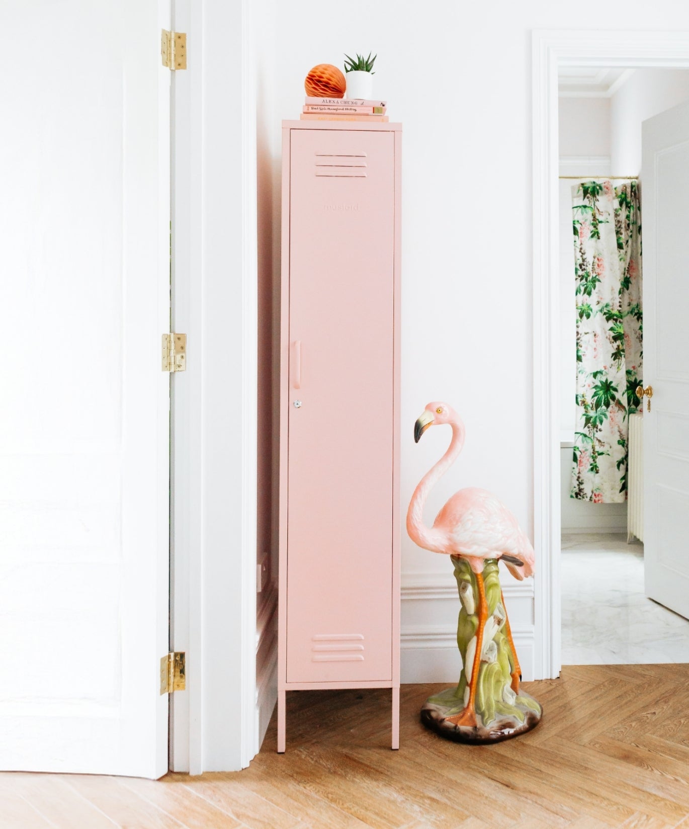 The Skinny Locker in Blush — lifestyle