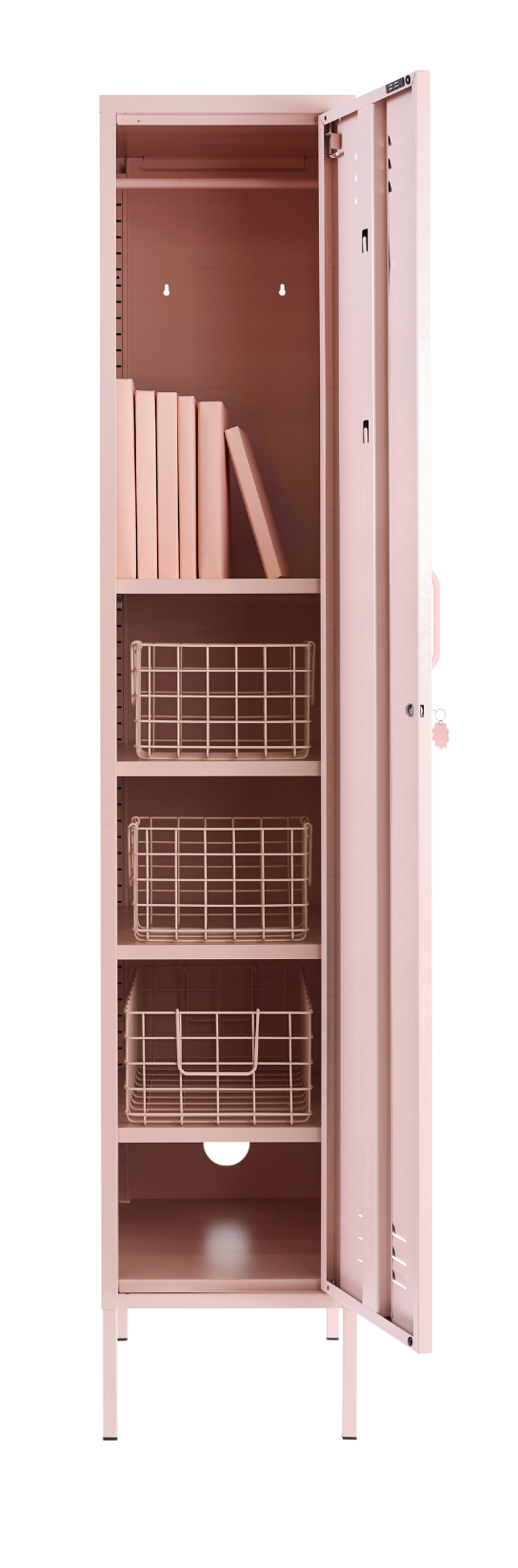 The Skinny Locker in Blush — open
