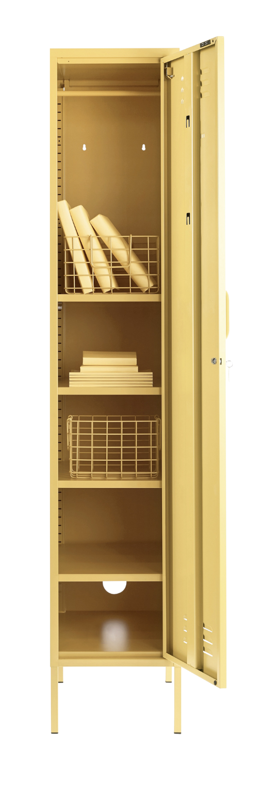 The Skinny Locker in Butter — open