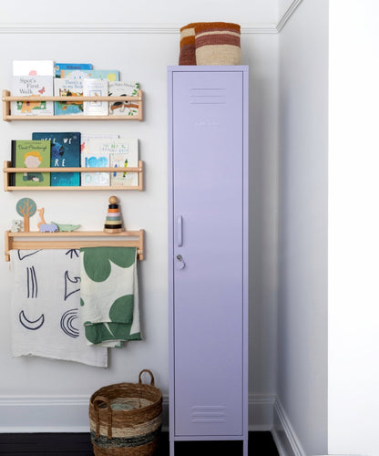 The Skinny Locker in Lilac — lifestyle