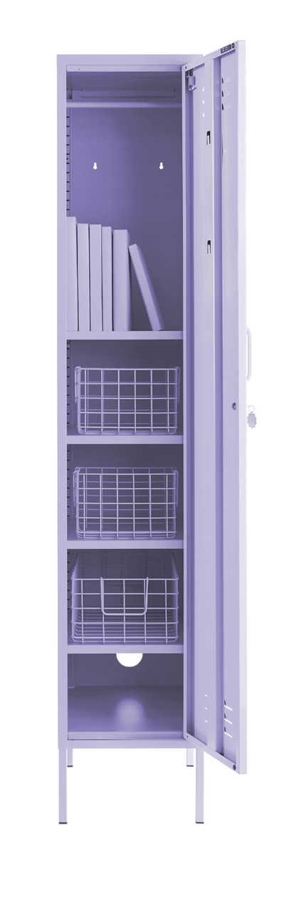The Skinny Locker in Lilac — open