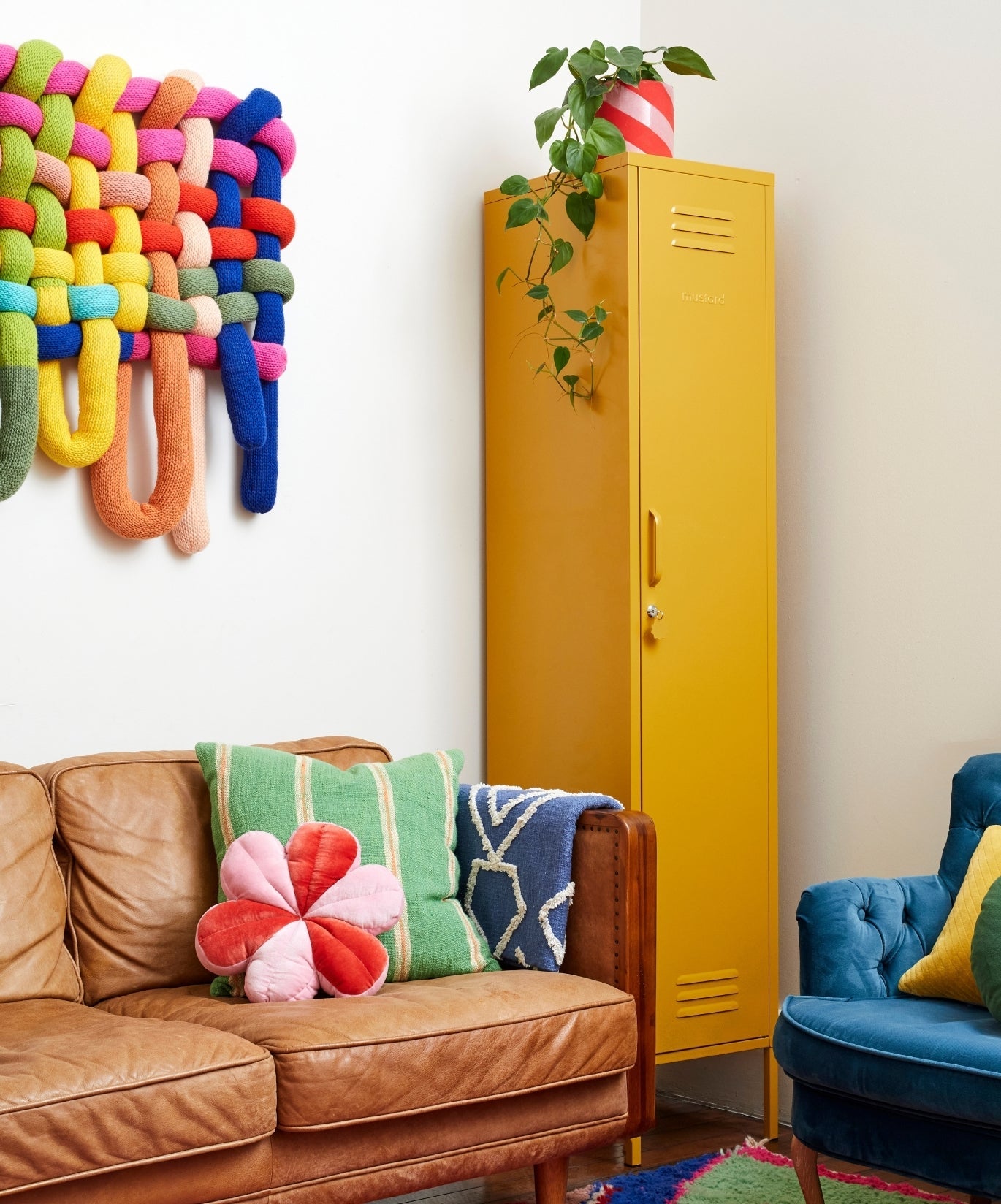 The Skinny Locker in Mustard — lifestyle 2